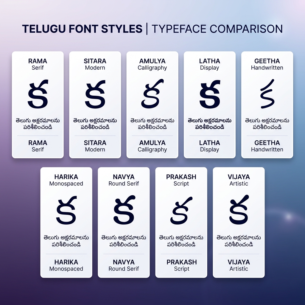Top Telugu Fonts