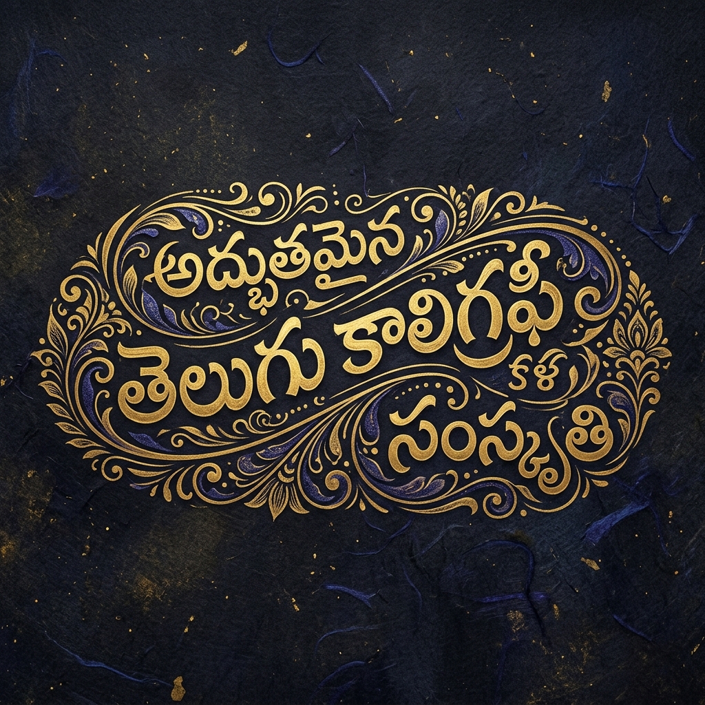Telugu Script Beauty
